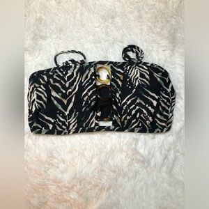 Black Green and Cream Bikini Swimwear size 8